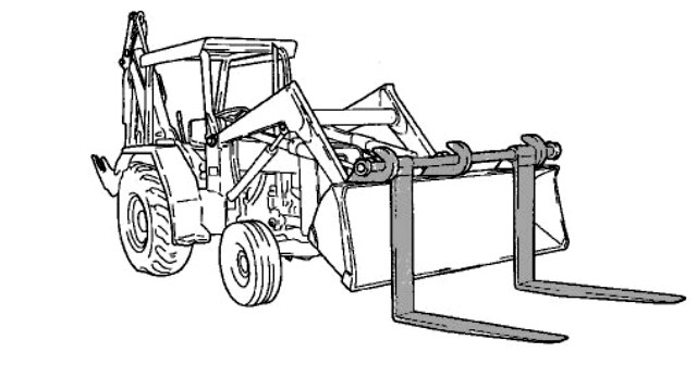 FORKLIFT ATTACHMENT FOR BUCKET